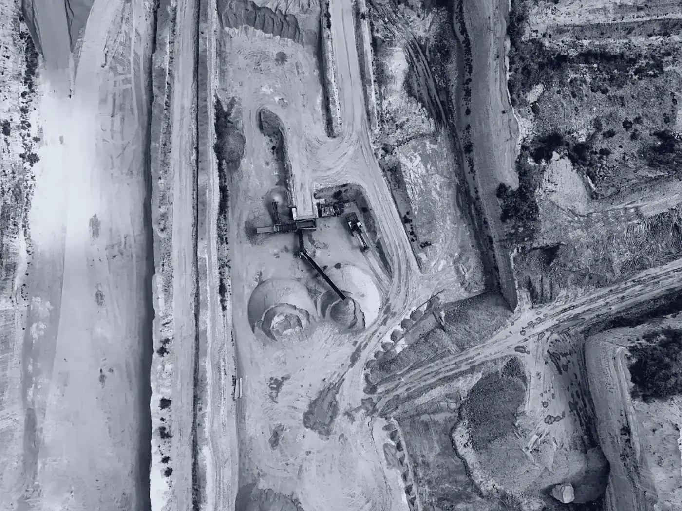 Open-cast mine